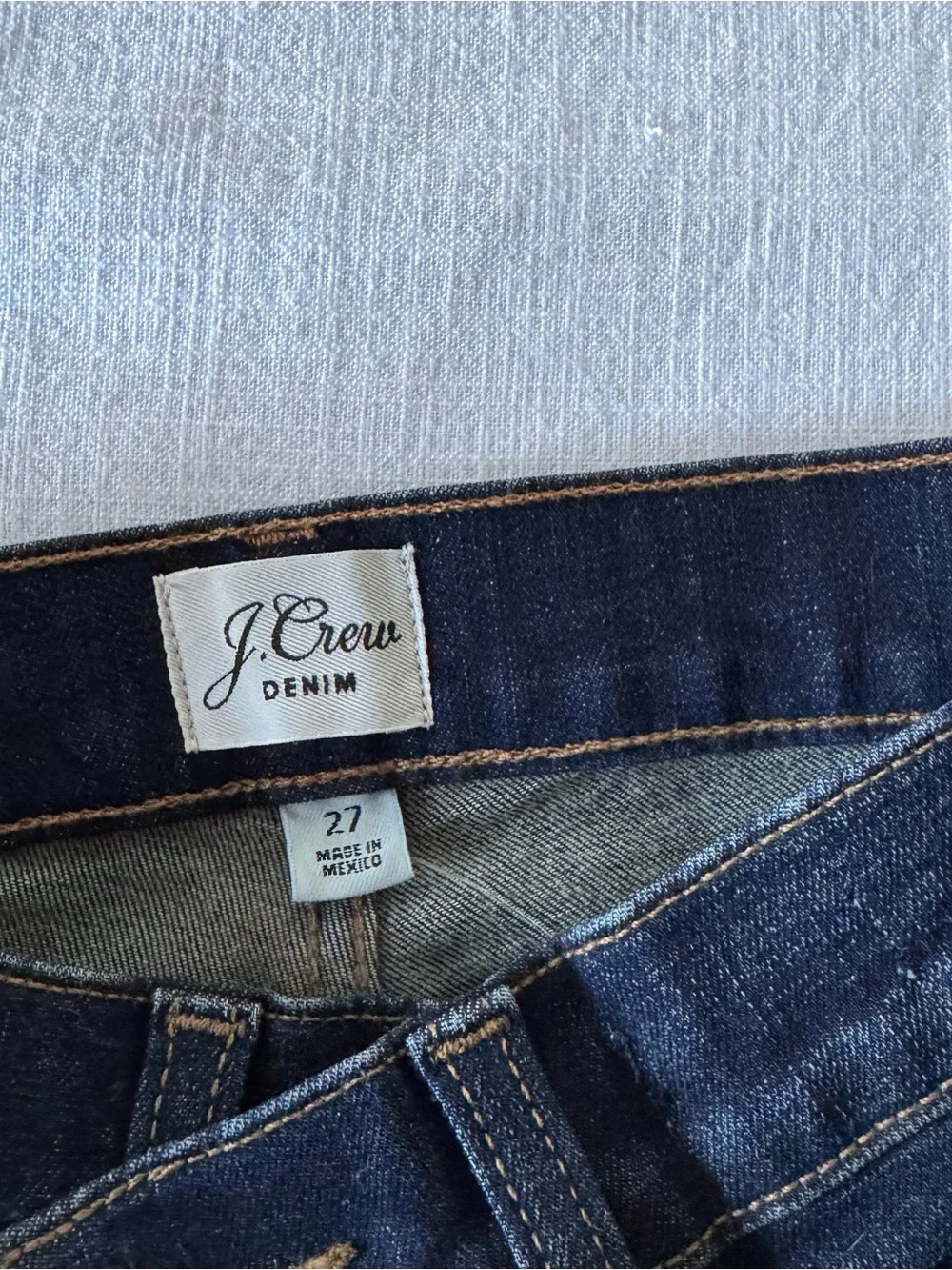 J. Crew NWT Curvy Full Length Demi Boot Jeans, size 27